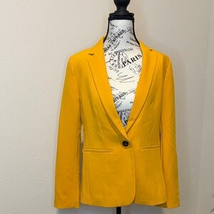Ann Taylor Vibrant Yellow Blazer